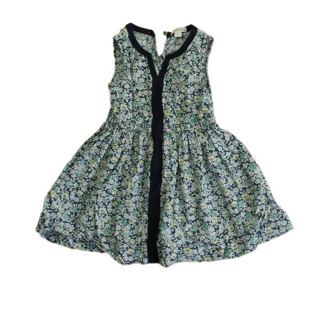 Crewcuts Girls Navy Floral Dress Size: 3T