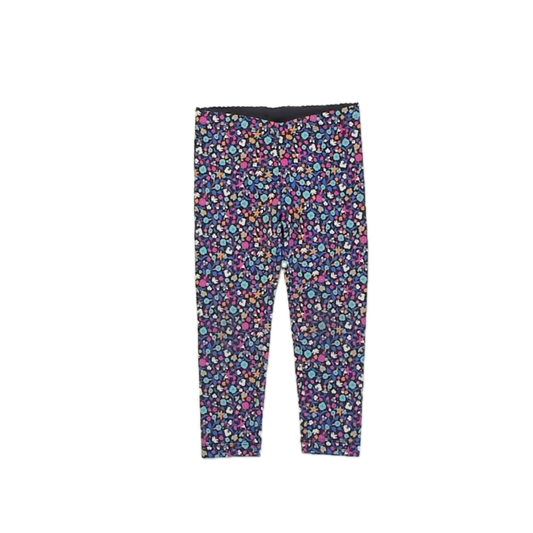 Tea Collection Girls Navy Floral Leggings Size: 3T Navy Floral