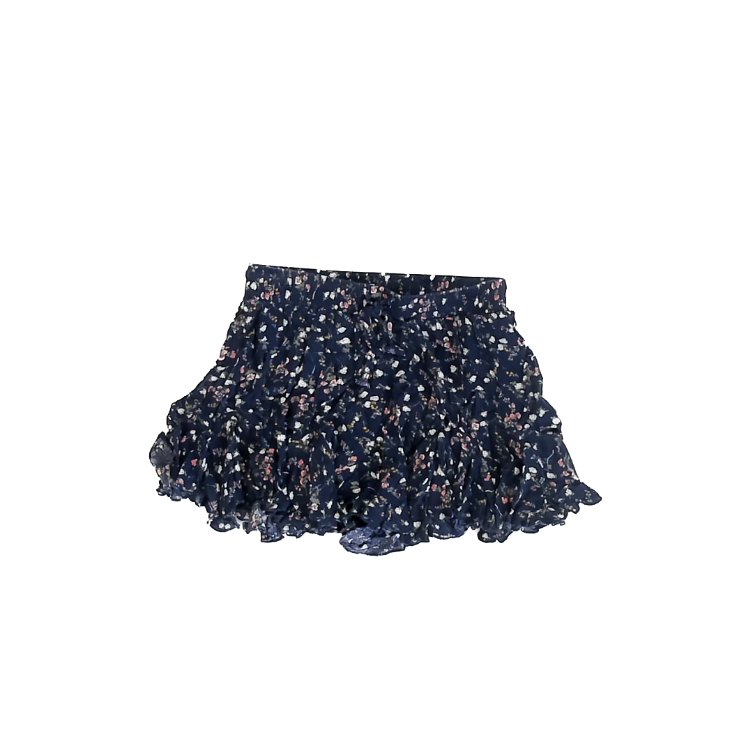Mable Girls Navy | Floral Shorts Size: Small Navy | Floral