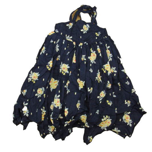 Isaac Mizrahi Girls Navy Floral Dress Size: 2T Navy Floral