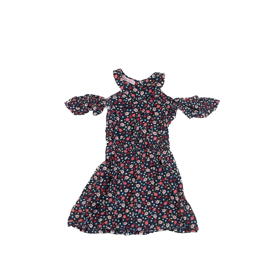 byloz Girls Girls Navy Floral Dress Size: S Navy Floral