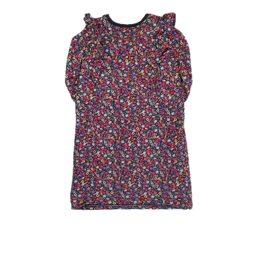 Tea Colllection Girls Navy Floral Dress Size: 8 Years Navy Floral