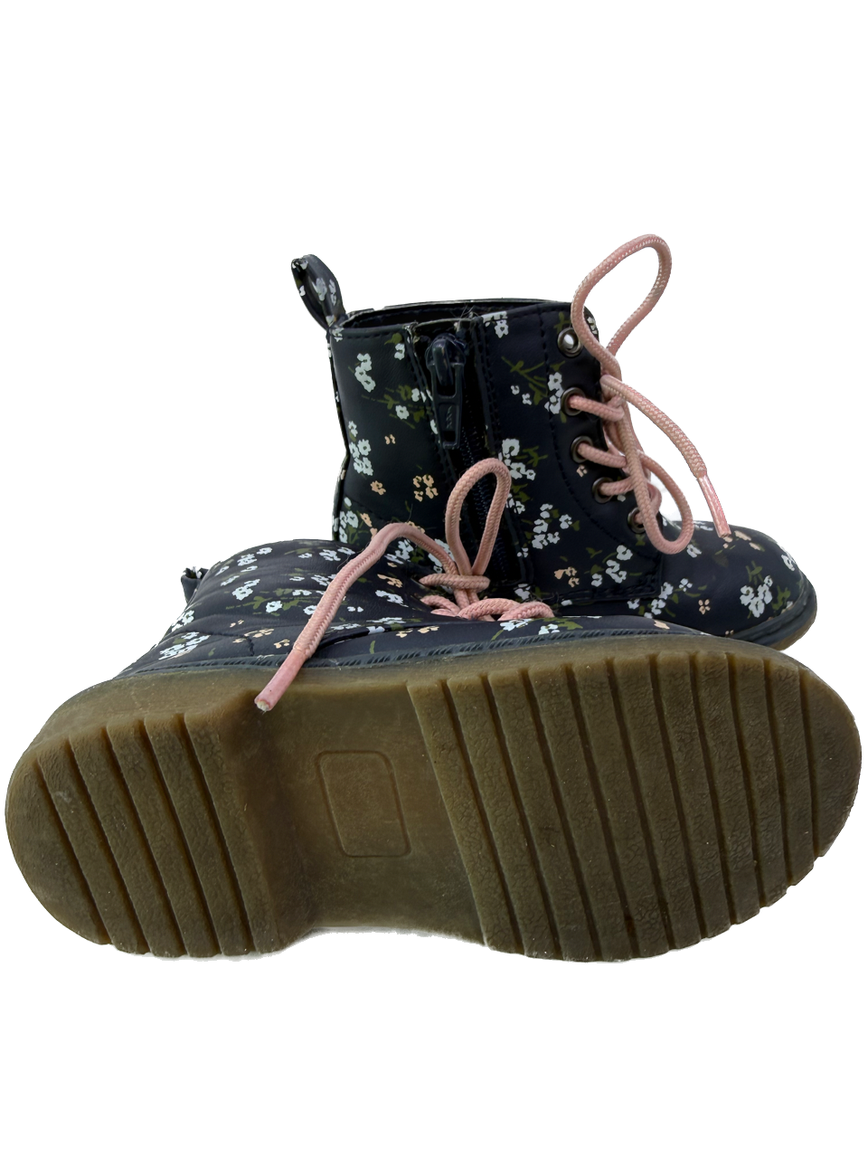 Old Navy Girls Navy flower Boots Size: Little Kid 6 Navy flower