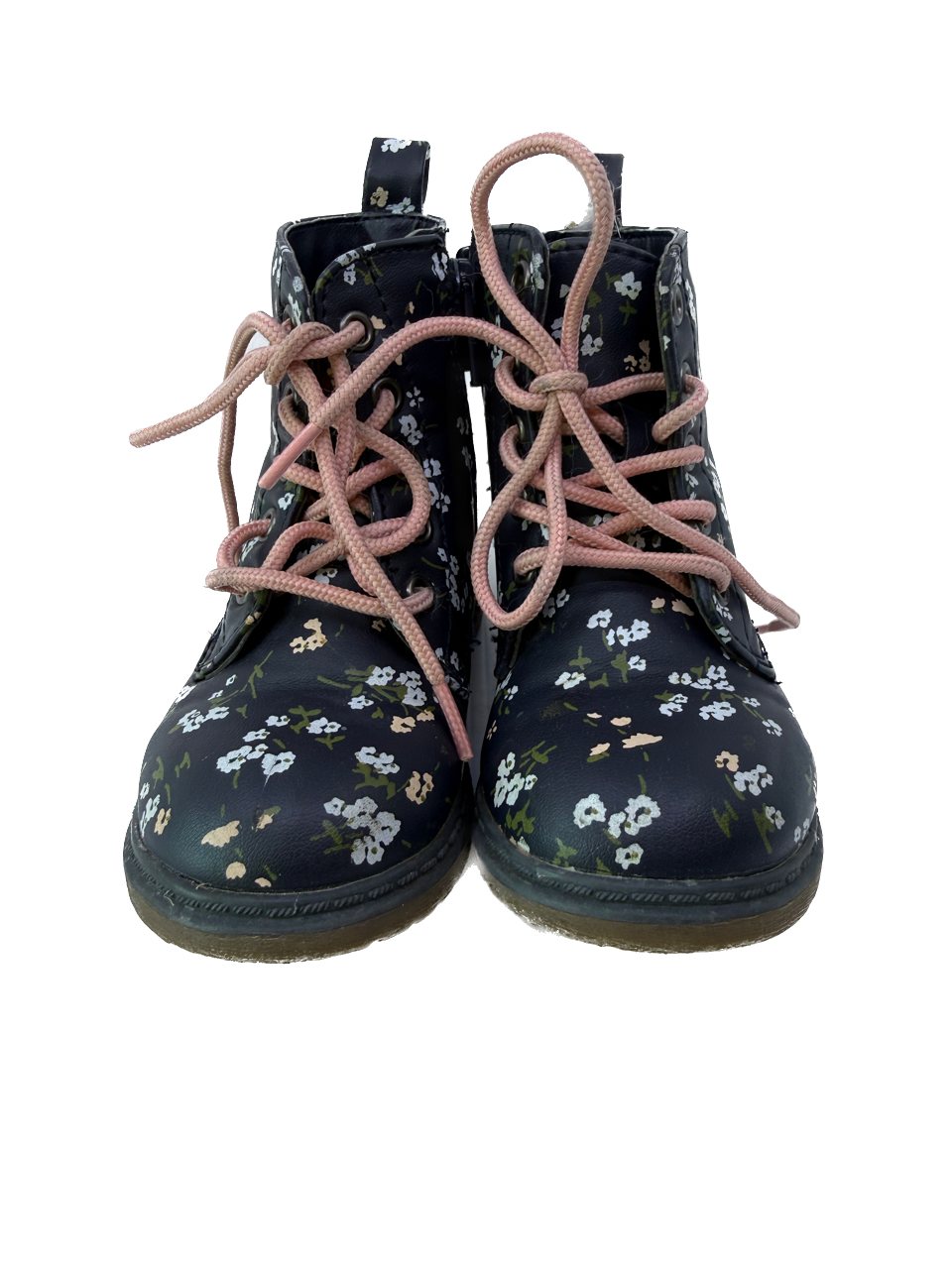 Old Navy Girls Navy flower Boots Size: Little Kid 6 Navy flower