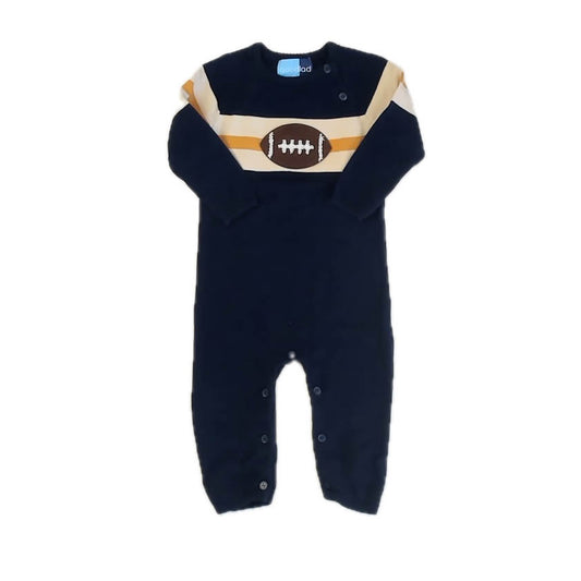 Good Lad Boys Navy Football Long Sleeve Outfit Size: 18 Months Navy Football