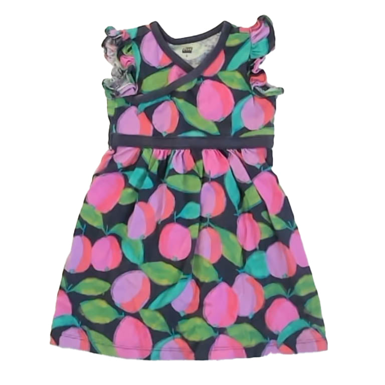 Tea Collection Girls Navy Fruit Dress Size: 2T Navy Fruit