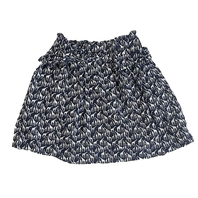 Crewcuts Girls Navy Giraffes Skirt Size: 8 Years Navy Giraffes