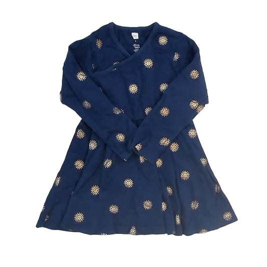 Tea Collection Girls Navy | Gold Dress Size: 2T Navy | Gold