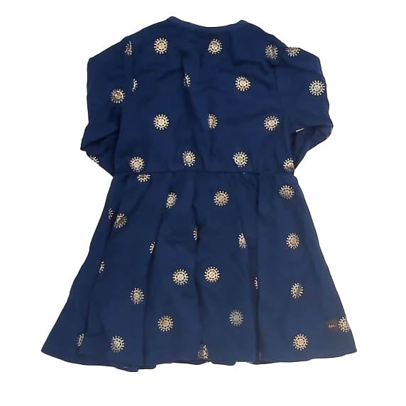 Tea Collection Girls Navy | Gold Dress Size: 2T Navy | Gold