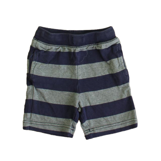 Hanna Andersson Boys Navy | Gray Strip Shorts Size: 2T