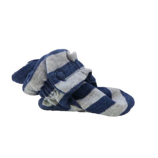 Zutano Boys Navy | Gray Booties Size: 3 Months