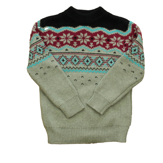 Egg Boys Navy | Gray Sweater Size: 3T Navy | Gray