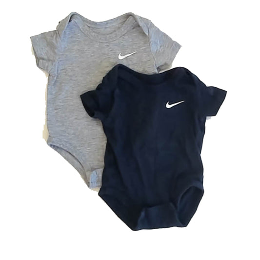 Nike Boys Navy | Gray Onesie Size: 3 Months Navy | Gray