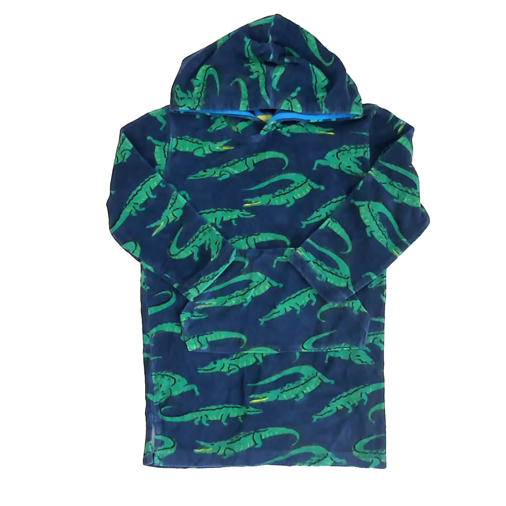 Boden Girls Navy | Green Alligators Cover-up Size: 5-6 Years Navy | Green Alligators
