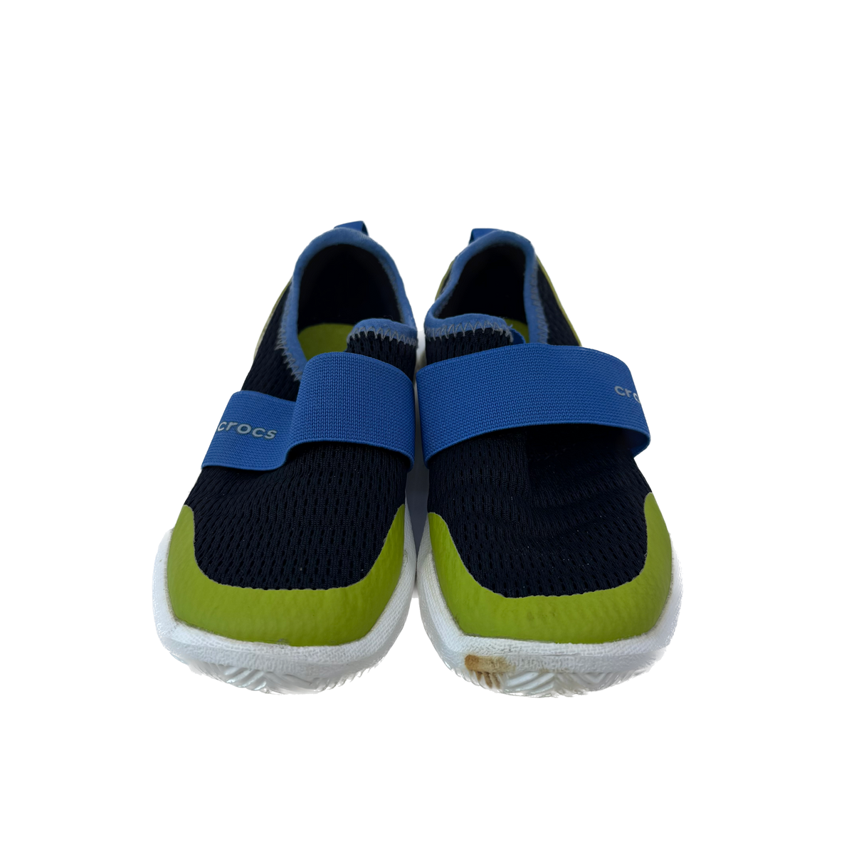 Crocs Boys Navy | Green | Blue Water Shoes Size: 10 Toddler Navy | Green | Blue