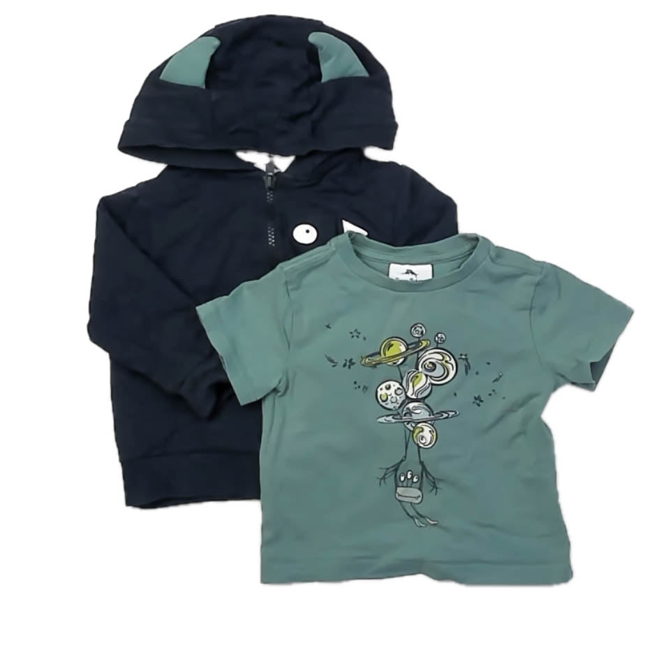 Tommy Bahama Boys Navy | Green Hoodie Size: 12 Months Navy | Green