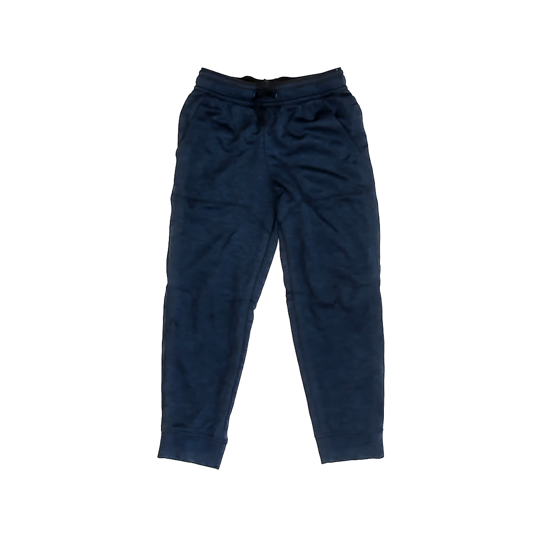 Athletic Works Boys Navy Heather Casual Pants Size: L (10-12) Navy Heather