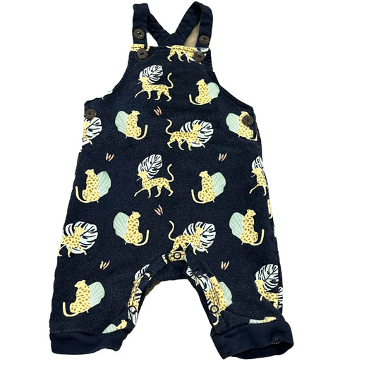Mori Boys Navy Jungle Romper Size: 3-6 Months Navy Jungle