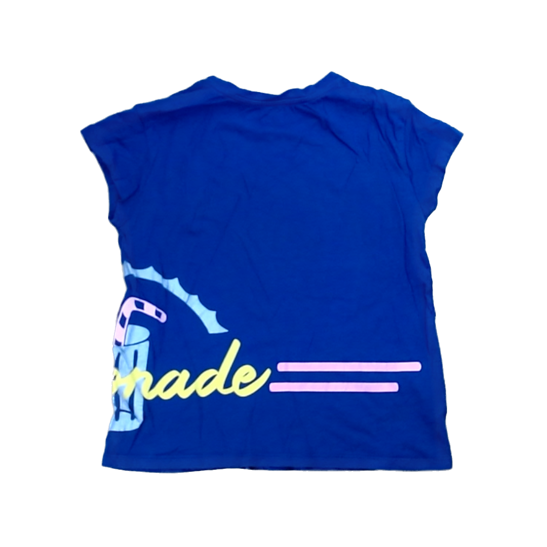 Rockets Of Awesome Girls Navy | Lemonade Short Sleeve Shirt Size: 8 Years Navy | Lemonade