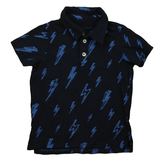 Rockets Of Awesome Boys Navy | Lightning Bolts Henley Size: 4T Navy | Lightning Bolts
