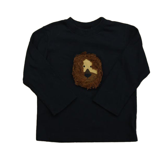 Zuccini Boys Navy Lion Long Sleeve Shirt Size: 4T