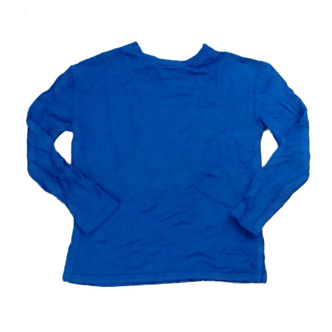 Rockets Of Awesome Girls Navy | Lips Long Sleeve T-Shirt Size: 3T Navy | Lips