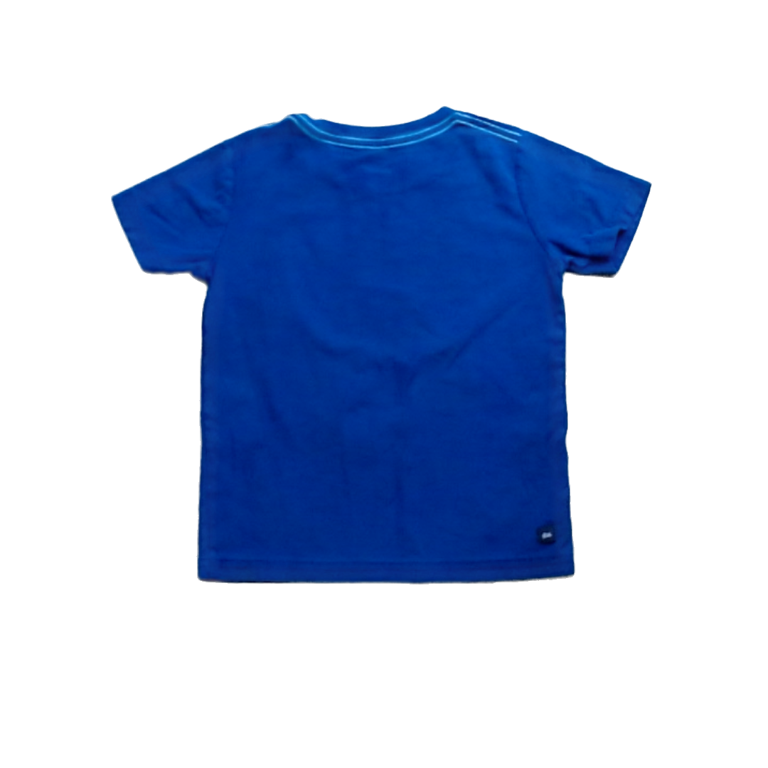 Tea Collection Boys Navy | Lizard Short Sleeve Shirt Size: 6 Years Navy | Lizard