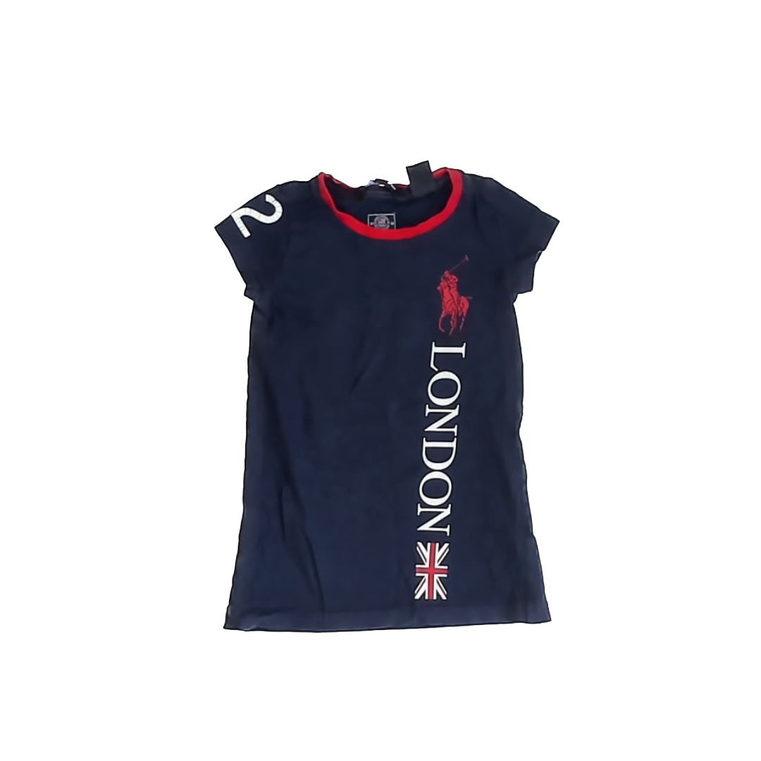 Ralph Lauren Girls Navy London Olympics Dress Size: 2T Navy London Olympics