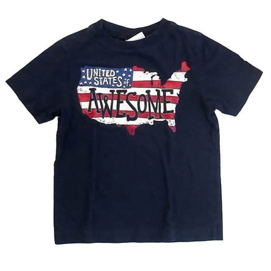 Gymboree Boys Navy Map T-Shirt Size: 5T Navy Map