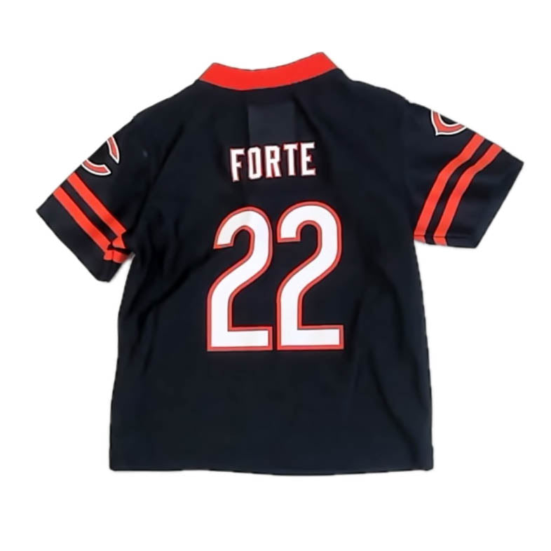 NFL Boys Navy | Orange Bears " Forte" Sports Jersey Size: 18 Months Navy | Orange Bears " Forte"