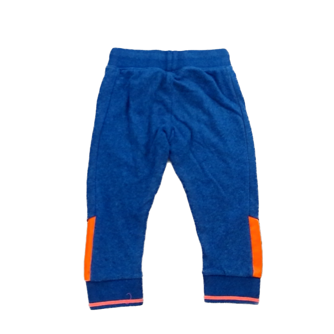 Rockets Of Awesome Boys Navy | Orange Side Spots Casual Pants Size: 4T Navy | Orange Side Spots