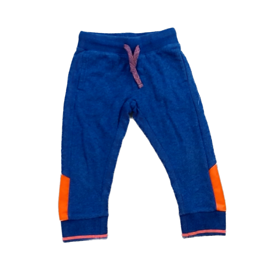 Rockets Of Awesome Boys Navy | Orange Side Spots Casual Pants Size: 4T Navy | Orange Side Spots