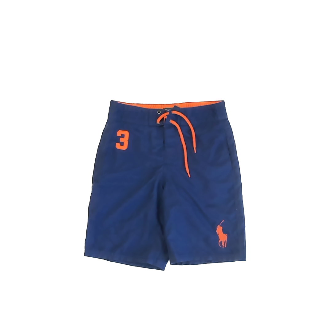 Ralph Lauren Boys Navy | Orange Trunks Size: 7 Years Navy | Orange