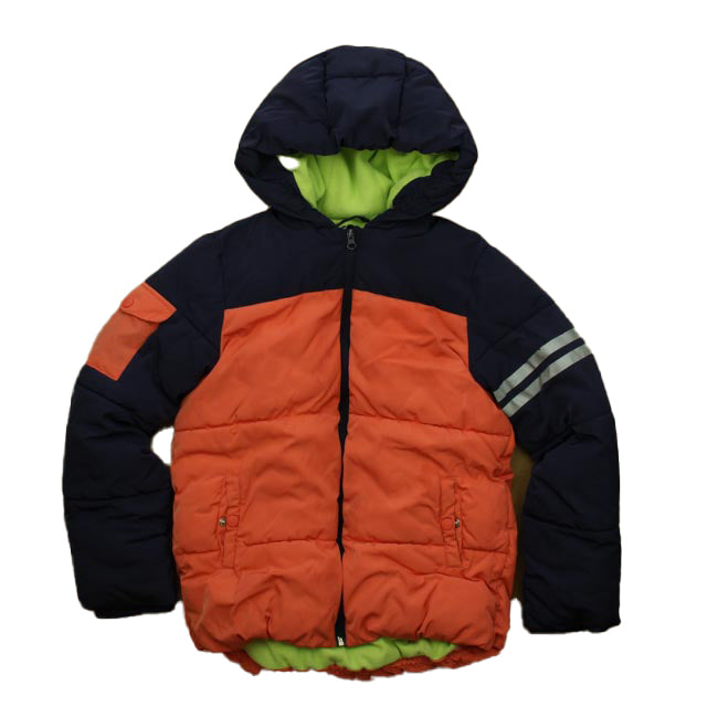 Rockets of Awesome Boys Navy | Orange Winter Coat Size: 14 Years Navy | Orange