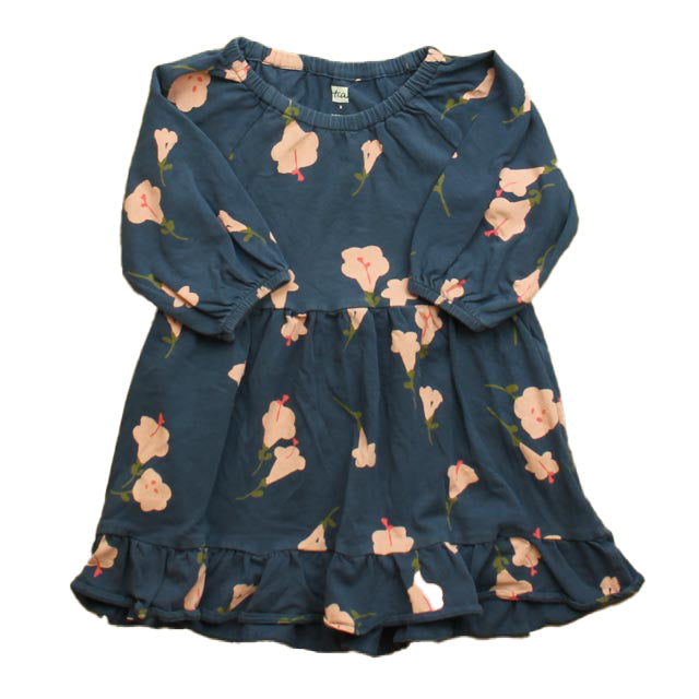 Tea Girls Navy | Pink | Floral Dress Size: 2T Navy | Pink | Floral
