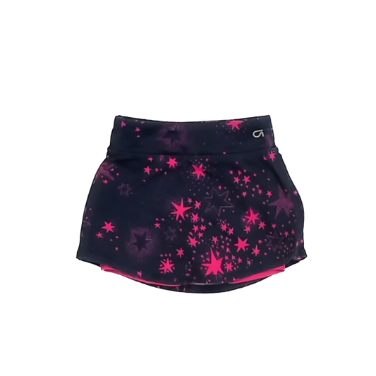 GapFit Girls Navy | Pink Stars Skirt Size: XS (4-5T) Navy | Pink Stars