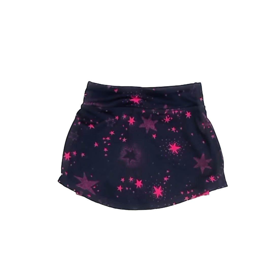GapFit Girls Navy | Pink Stars Skirt Size: XS (4-5T) Navy | Pink Stars
