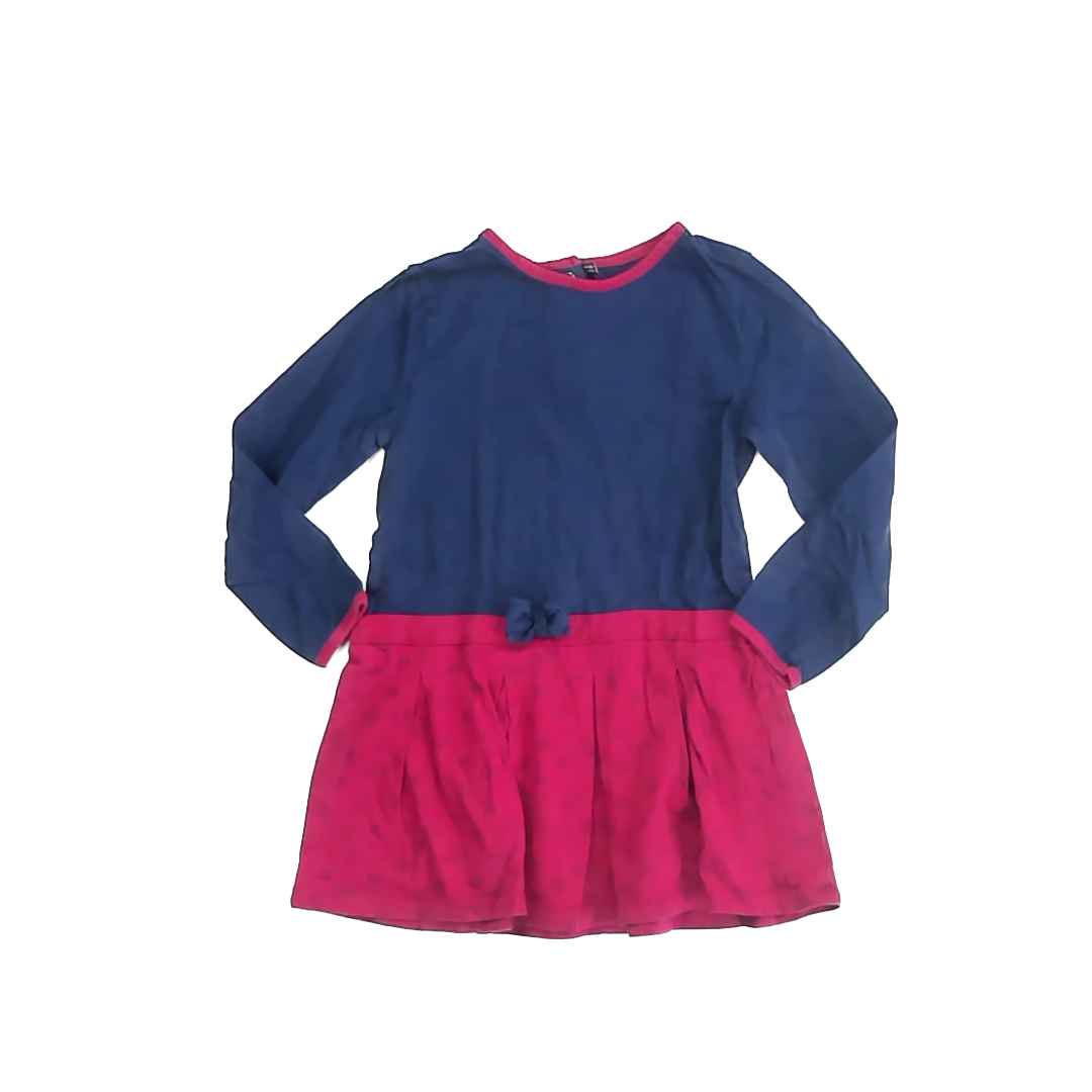 Sergent Major Girls Navy | Pink Dress Size: 6 Years Navy | Pink
