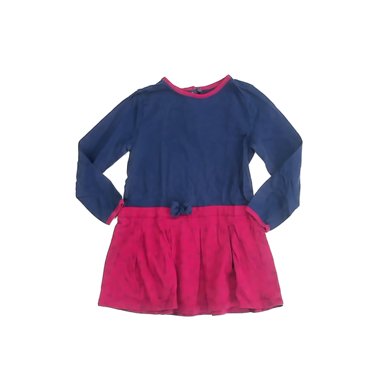Sergent Major Girls Navy | Pink Dress Size: 6 Years Navy | Pink