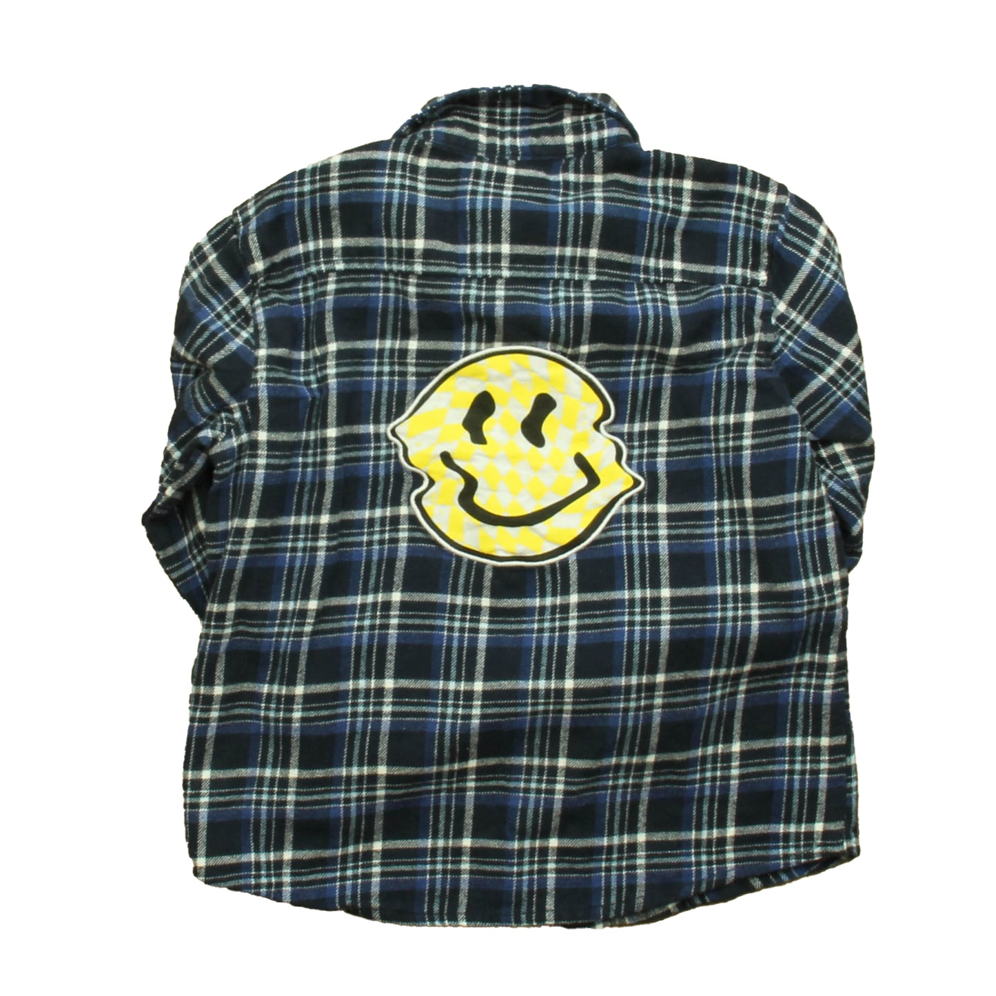 Mish Boys Navy | Plaid Button Down Long Sleeve Size: 5T Navy | Plaid