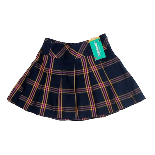 Garanimals Girls Navy Plaid Skirt Size: 3T Navy Plaid