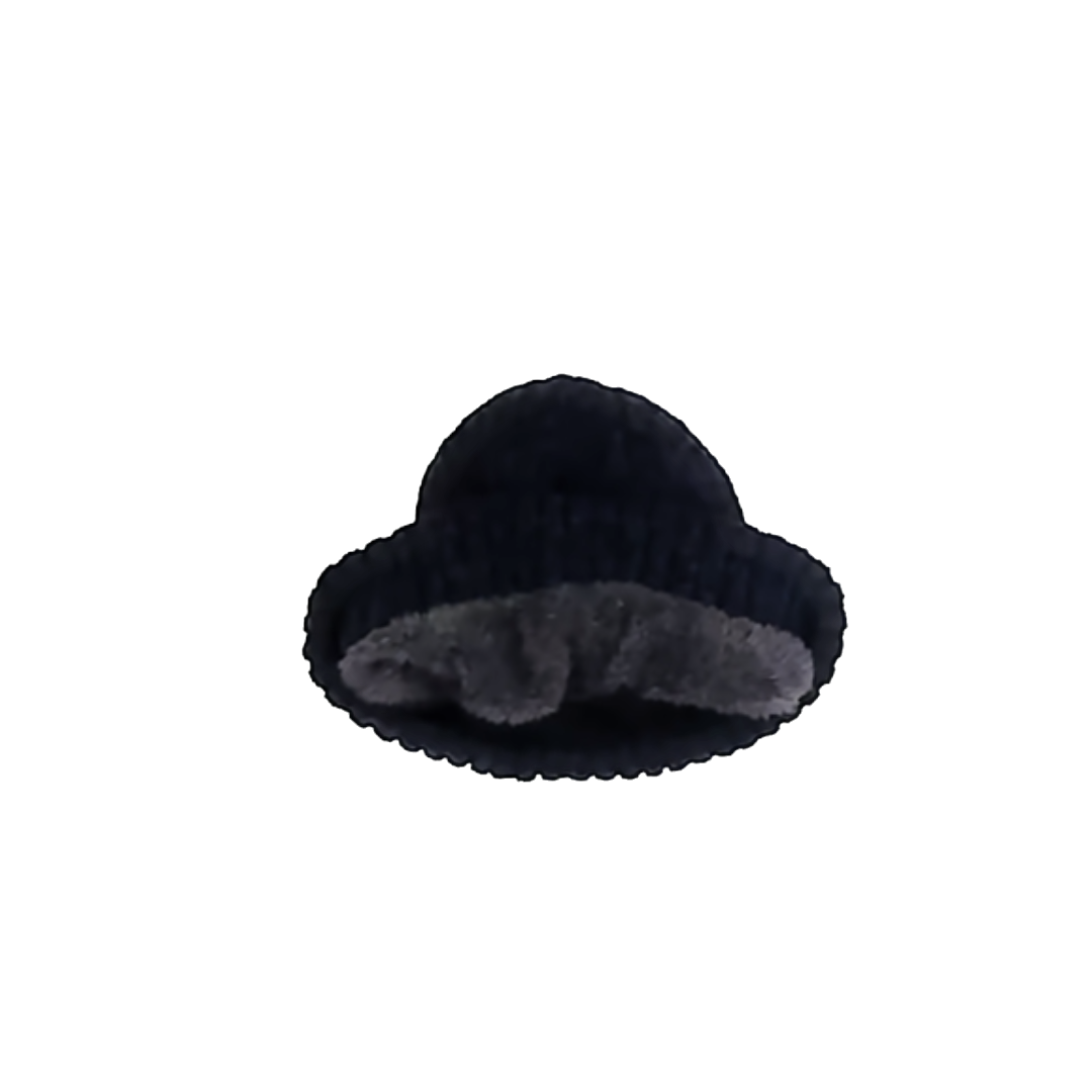 The Winter Brand Boys Navy Plush Lined Winter Hat Size: One Size Navy Plush Lined