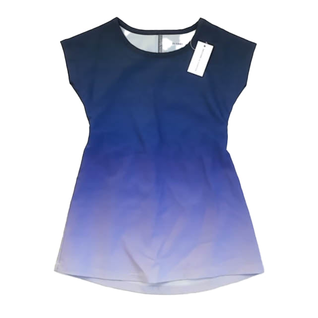 Rockets of Awesome Girls Navy | Purple Ombre Dress Size: 3T Navy | Purple Ombre
