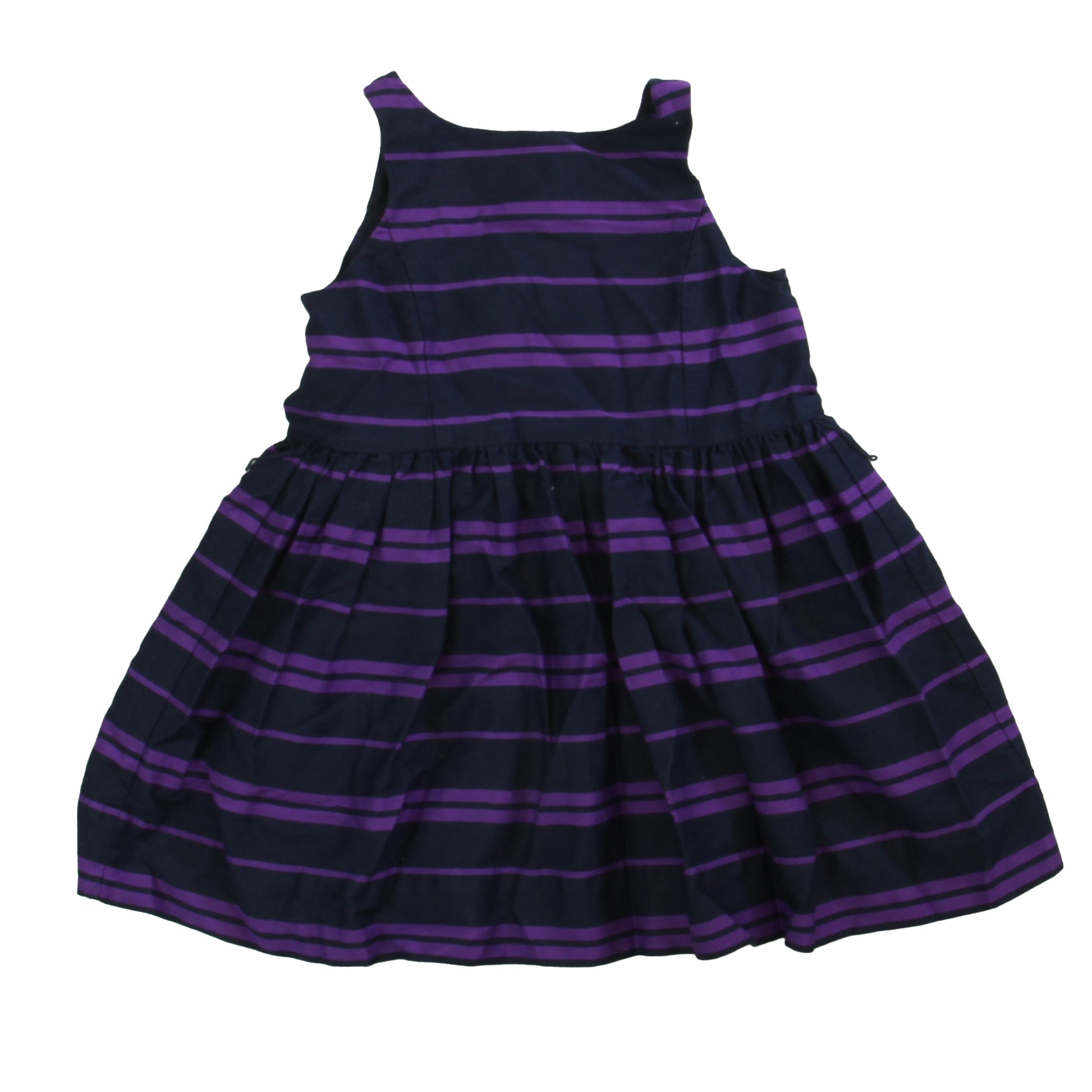 Ralph Lauren Girls Navy | Purple Dress Size: 2T Navy | Purple