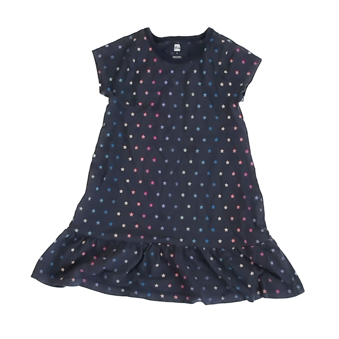 Tea Collection Girls Navy | Rainbow Stars Dress Size: 4T Navy | Rainbow Stars