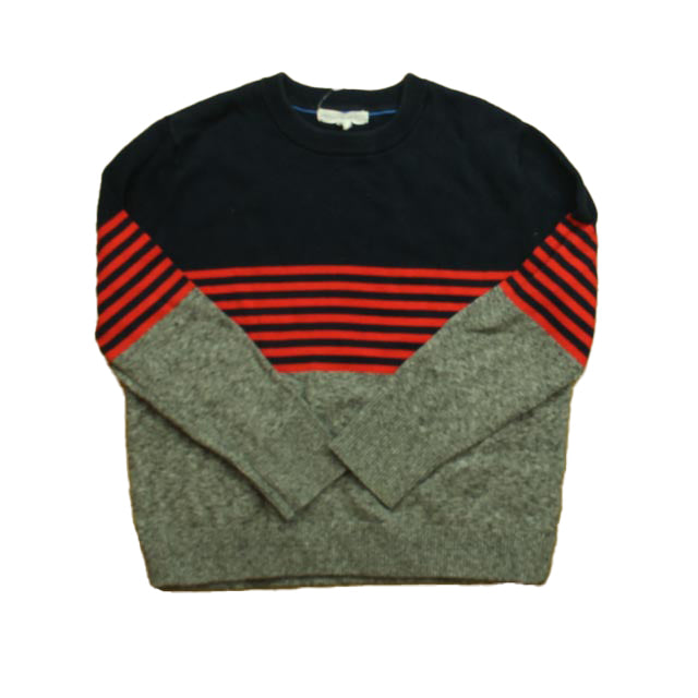 Rockets Of Awesome Boys Navy | Red | Gray Sweater Size: 6-7 Years