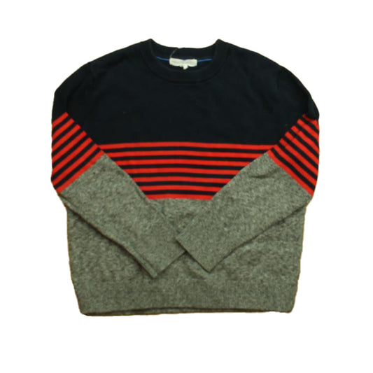 Rockets Of Awesome Boys Navy | Red | Gray Sweater Size: 6-7 Years