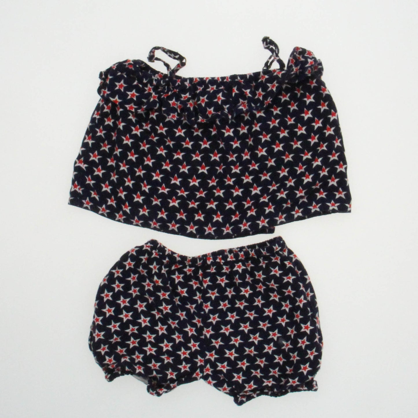 Peek Girls Navy | Red Stars Apparel Sets Size: 12-18 Months Navy | Red Stars