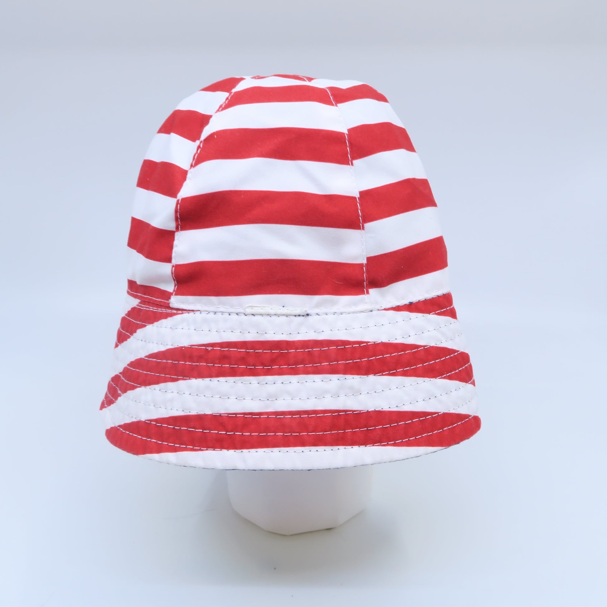 Unknown Brand Boys Navy | Red | White Sun Hat Size: *0-12 Months Navy | Red | White