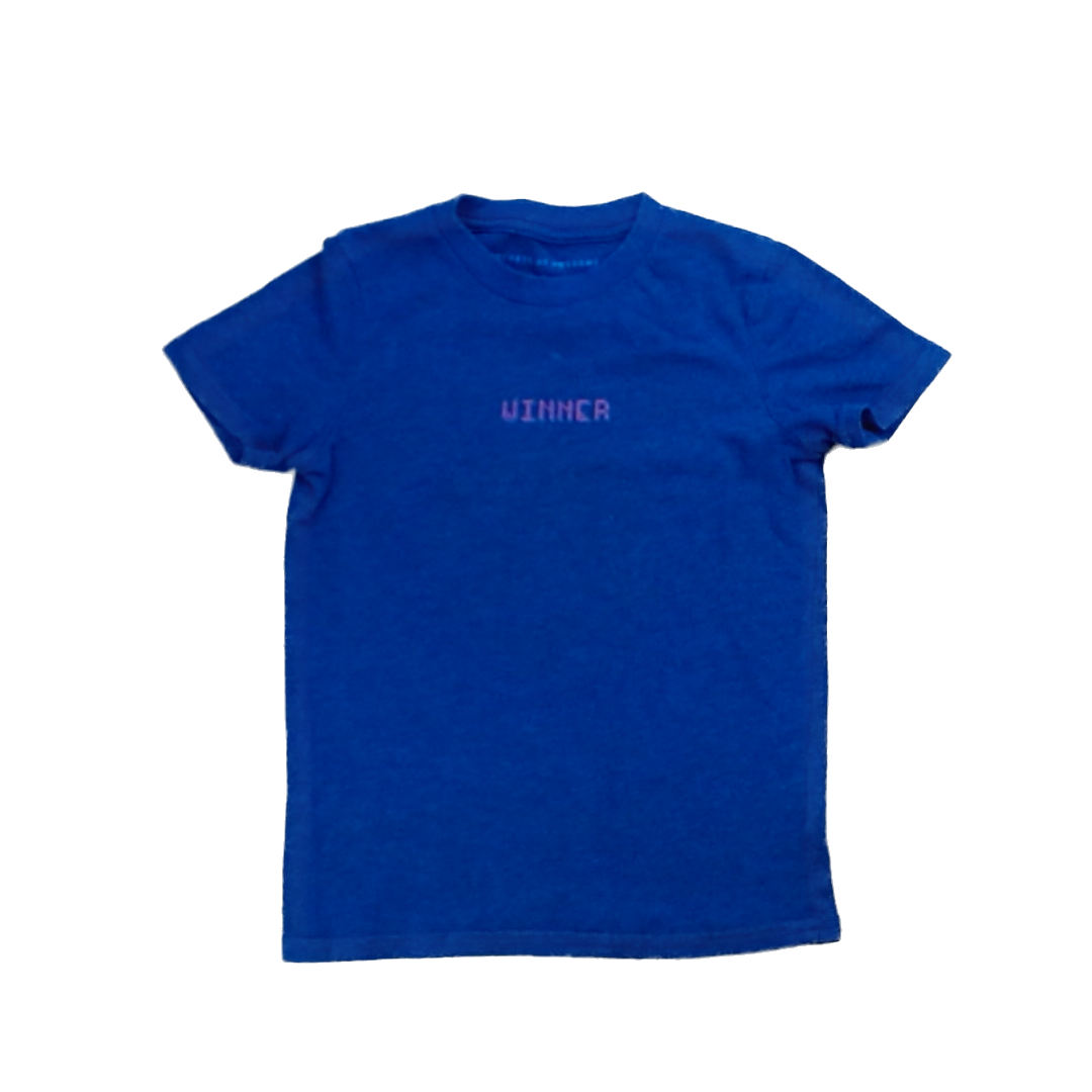 Rockets Of Awesome Boys Navy | Red Winner Short Sleeve Shirt Size: 6 Years Navy | Red Winner